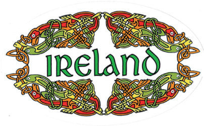 Sticker AS38 Celtic Oval Ireland