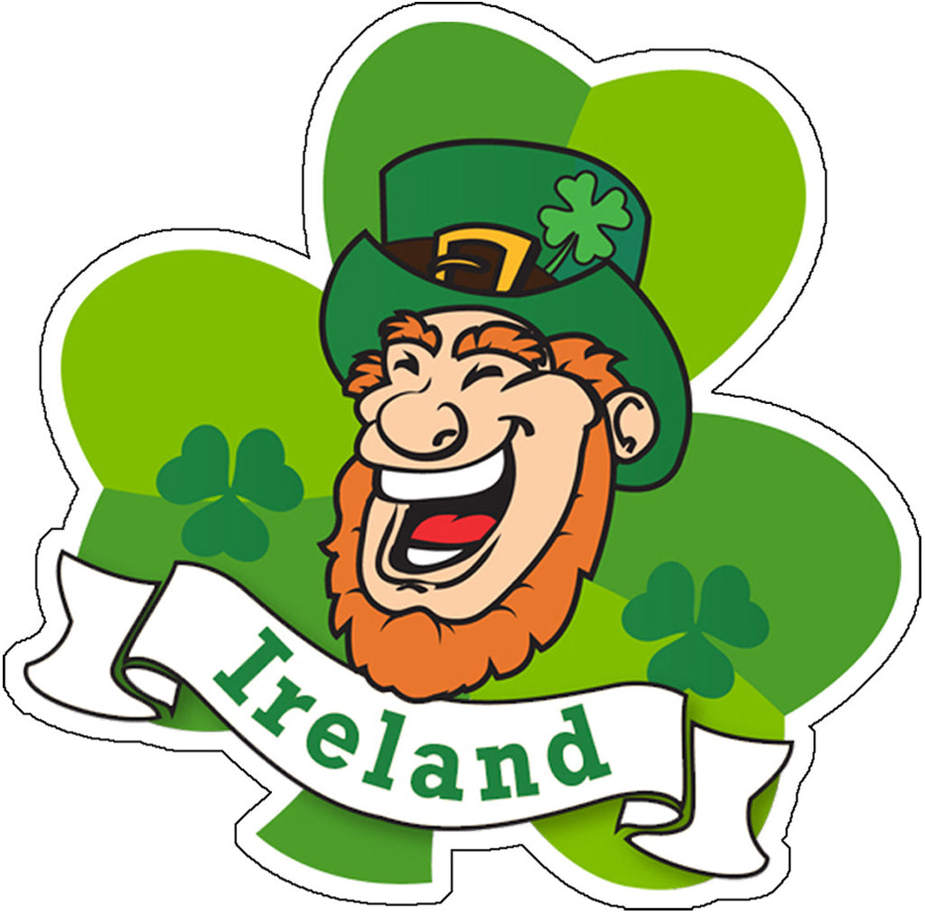 Sticker AS78 Leprechaun Head