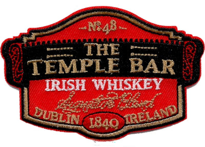 Embroidered Patch EB75 Temple bar Whiskey