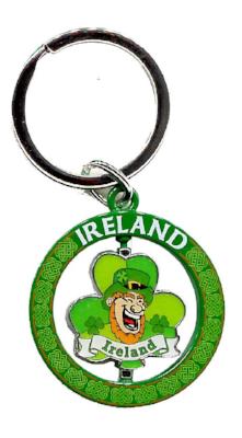 Spinner Keyring SPK004 Leprechaun Head