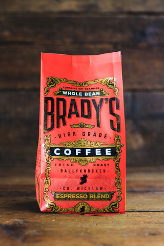 Brady's Coffee Espresso Blend 227g Whole Bean Coffee