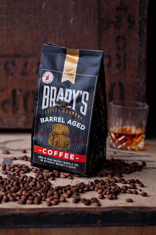 Brady's Coffee Barrel Aged Irish Whiskey Coffee 227g Whole Bean