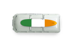 61056 Volkswagen Camper Van With Tricolour Surfboard