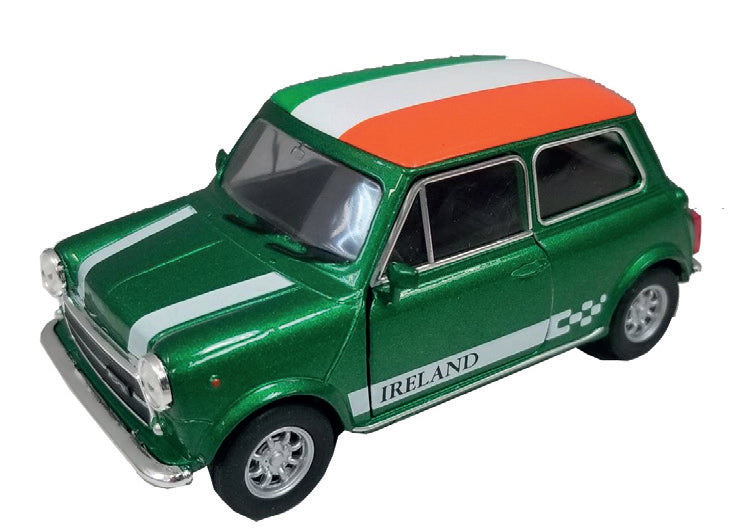 61060 Diecast Model Irish Mini Cooper With Tri colour Roof