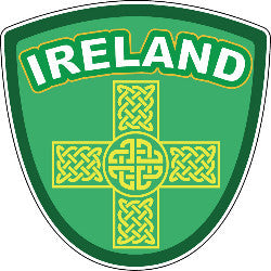 Sticker AS83 Crest Celtic Cross