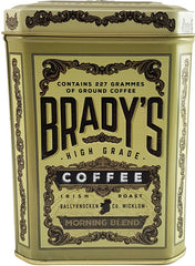 Brady's Coffee Morning Blend Tin 227g Ground coffee