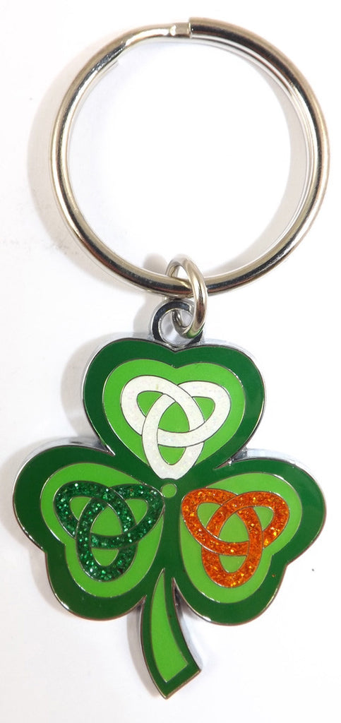 KR18 SHAMROCK CELTIC KEYRING