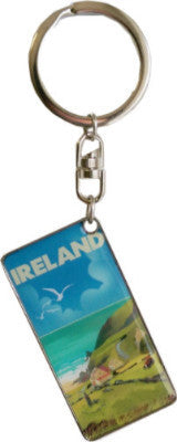KRM01 Ireland Coutry Scenery Keyring
