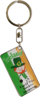 KRM07 Top O' The Morning Leprechaun Keyring