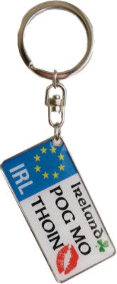 KRM12 Pog Mo Thoin Reg Plate Keyring
