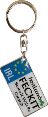 KRM13 FECKIT Reg Plate Keyring