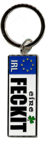 KRRP3 FECKIT Car Reg Keyring
