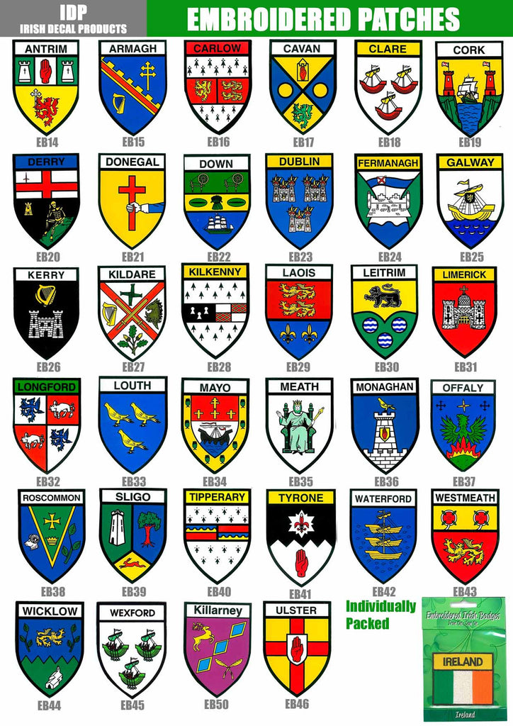Page 12 County Embroidered Patches