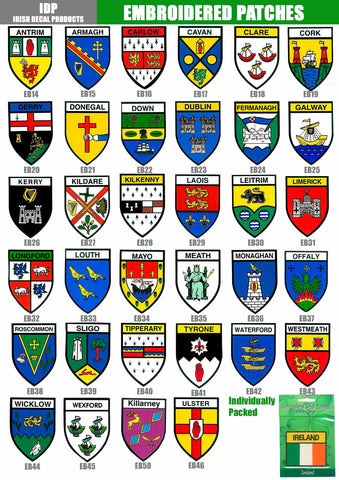 Page 12 County Embroidered Patches