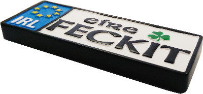 Resin Magnet RM11 Reg Plate Magnet FECKIT