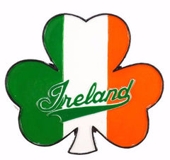 Resin Magnet RM15 Shamrock Ireland Tricolour