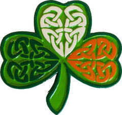 Resin Fridge Magnet RM23 Shamrock Celtic Tricolour