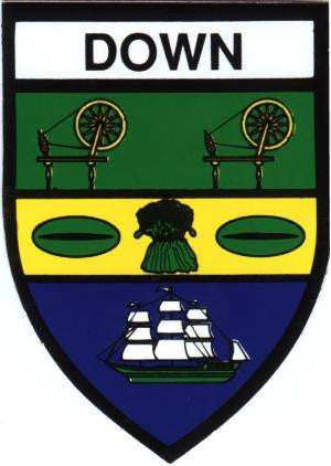 Embroidered Patch County Down